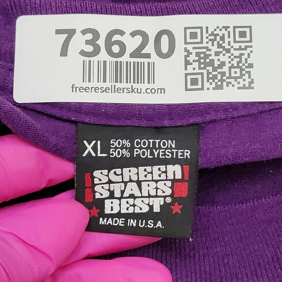 Vintage 1991 Screen-Stars Shirt Womens XL 22x26 USA - Picture 7 of 13